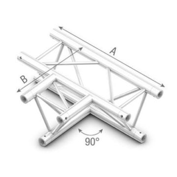Studioking Truss Treillis triangulaire 90 degrés 3 voies horizontal