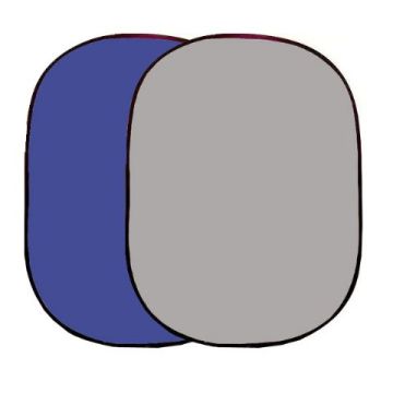 Falcon Eyes Background Board BCP-07-03 Bleu/Gris 148x200 cm