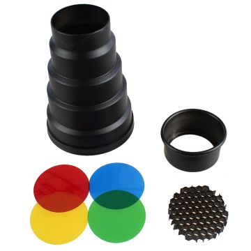 StudioKing Snoot Conique SK-CS95 pour flashs de studio de 9,5 cm