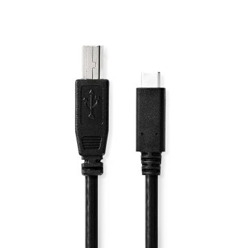 USB Kabel 2m USB-C vers USB-B
