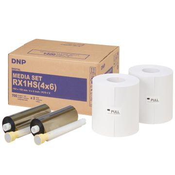 DNP Papier Standard DSRX1HS-4X6 2 Rouleaux de 700 Impressions 10x15 pour DS-RX1HS