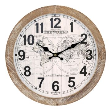 Zep Wall Art Horloge Yvonne HHC535 30x6,5 cm