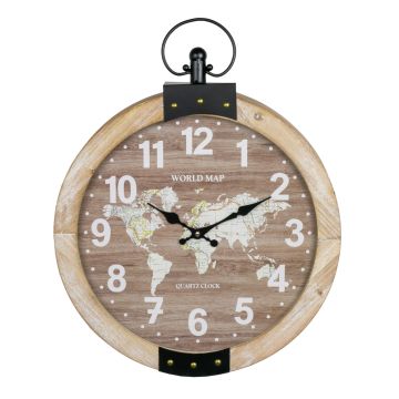Zep Wall Art Horloge Julien HHC626 40x50x6,5 cm