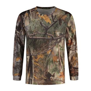 Stealth Gear T-shirt Manches Longues Camouflage Forêt Imprimé taille XXL