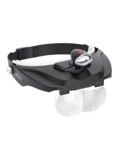 Carson Loupe frontale PRO Series MagniVisor Deluxe avec LED et 4 lentilles