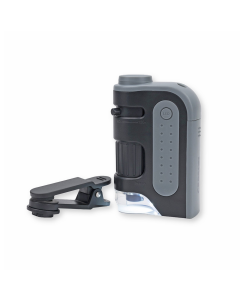 Carson Microscope de Poche MM-350 MicroBrite Plus 60-120x avec Adaptateur pour Smartphone