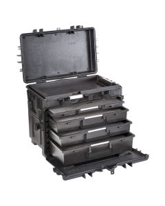 Explorer Cases 5140 Chariot Noir avec Tiroirs en Mousse