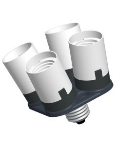 Falcon Eyes Douille de Lampe AD-4E27 de 1 à 4 Lampes