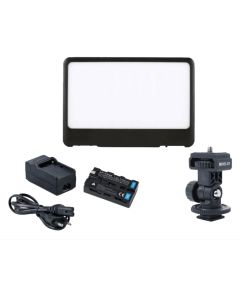 Falcon Eyes Ensemble de lampes LED douces réglables DV-80SL-K2 incl. batterie Falcon Eyes Ensemble de lampes LED douces réglables DV-80SL-K2 incl. batterie