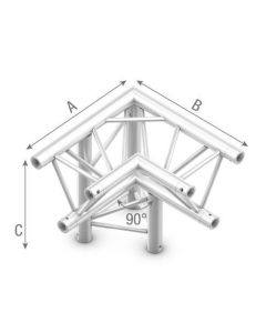 Studioking Truss Triangle 90 Degrés Angle Vers le Bas à Gauche Haut Vers le Bas