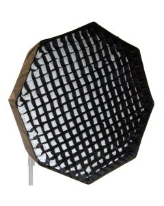 Falcon Eyes Octabox Profonde Pliable + Grille en Nid d'Abeilles FEOB-10EX-HC 100 cm