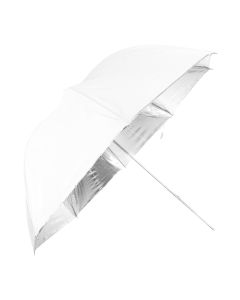 Falcon Eyes Paraplu UR-32S Argent/Blanc 80 cm