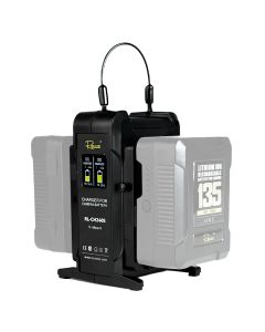 Rolux Chargeur Double Rapide RL-CH240S pour Batterie V-Mount