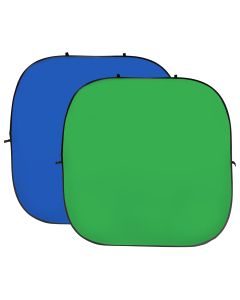 StudioKing Tableau de Fond Vert/Bleu 240x240 cm