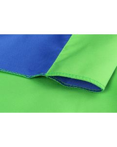 StudioKing Tissu de fond 2,7x5 m Bleu/Vert
