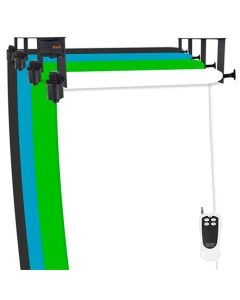 StudioKing Système de Fond Électrique B-4WE pour 4 Rouleaux