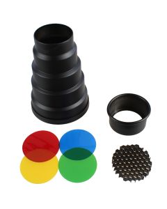 StudioKing Snoot Conique SK-CS95 pour flashs de studio de 9,5 cm