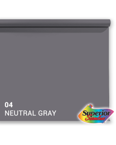 Superior Papier de Fond 04 Gris Neutre 1,35 x 11m