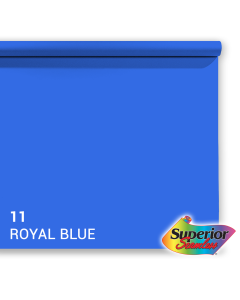 Superior Papier de Fond 11 Royal Blue Chroma Key 1,35 x 11m