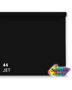 Superior Papier de Fond 44 Jet Noir 1,35 x 11m