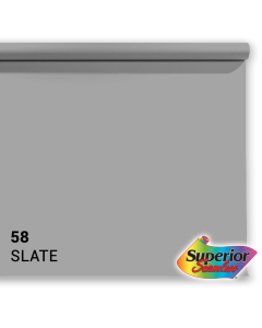 Superior Papier de fond 58 Slate Grey 1,35 x 11m