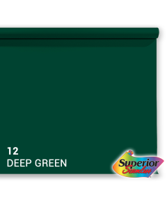 Superior Papier de Fond 12 Deep Green 2,72 x 11m