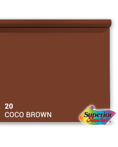 Superior Papier de Fond 20 Coco Brown 2,72 x 11m