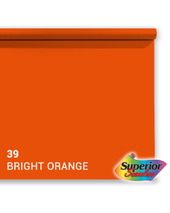 Superior Papier de Fond 39 Bright Orange 2,72 x 11m