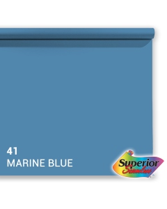 Superior Papier de Fond 41 Marine Blue 2,72 x 11m