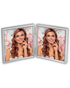 Zep Cadre Photo 120DS01-44 Silver 2x 10x10 cm
