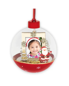 Foto Boule de Noël LS449 Jenell 3,5x4,5 ø10 cm