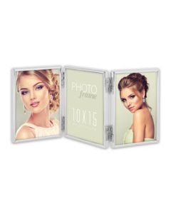 Zep 120TS01-4R Cadre Argent Triple 3x10x15 cm