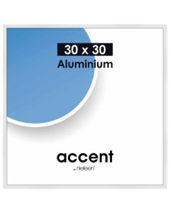 Nielsen Cadre Photo 54139 Accent Blanc Brillant 30x30 cm