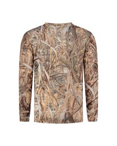 Stealth Gear T-shirt manches longues camo imprimé roseau taille XXL
