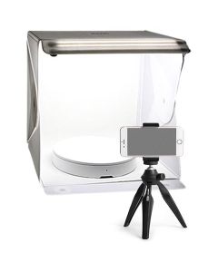 Orangemonkie Plateau Rotatif Mini Foldio360 avec Tente de Capture et Trépied